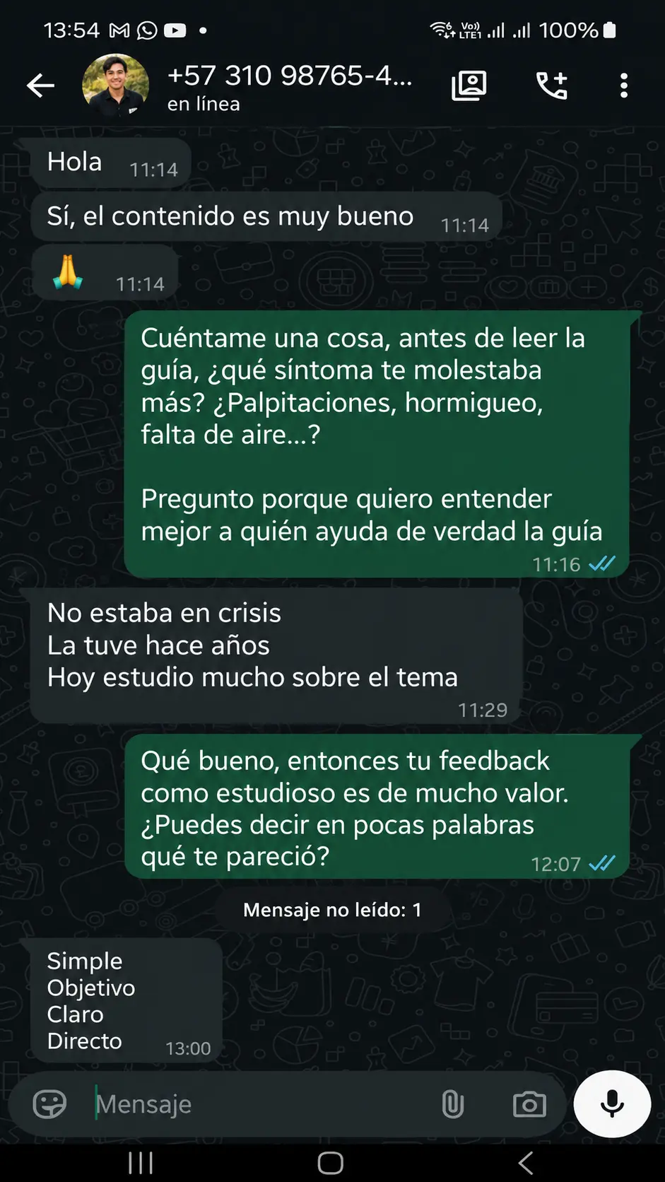 Testimonio 1